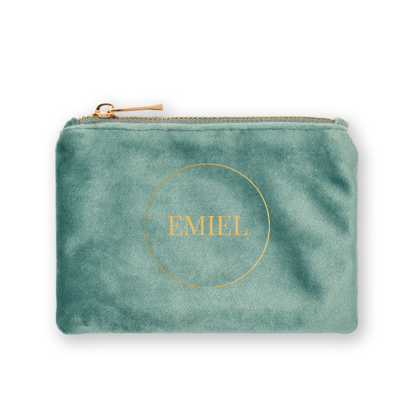 Makeup Organiser Velour Green Makeup Organiser Velour Green
