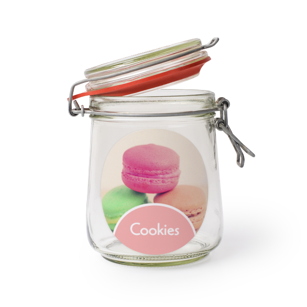 Food Labels Round - set of 8 Food Labels Round - set of 8