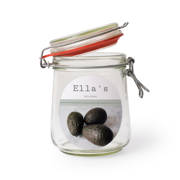 Food Labels Round - set of 8 Food Labels Round - set of 8