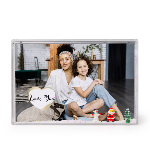 Cadre photo neige Cadre photo neige