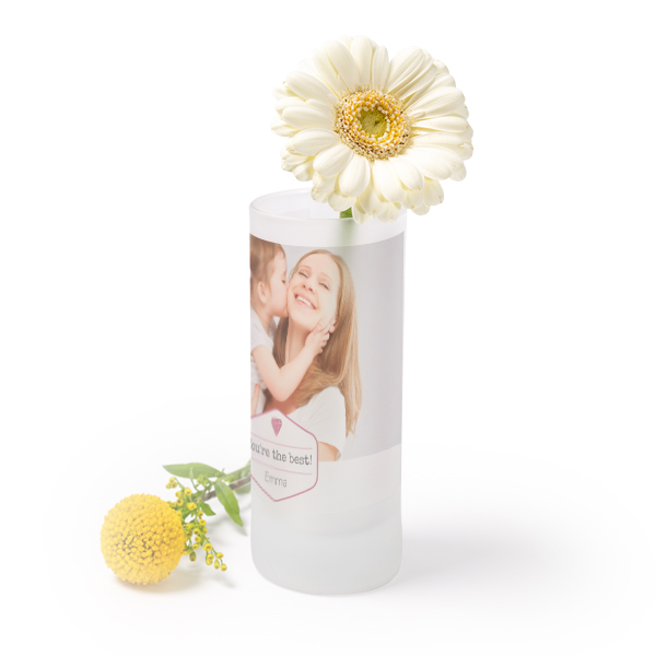 Vase i Matteret Glas Vase i Matteret Glas