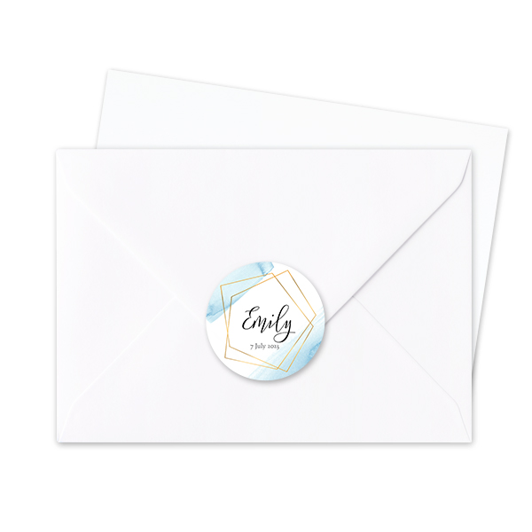 Autocollants pour enveloppes Rondes (lot de 24) Autocollants pour enveloppes Rondes (lot de 24)