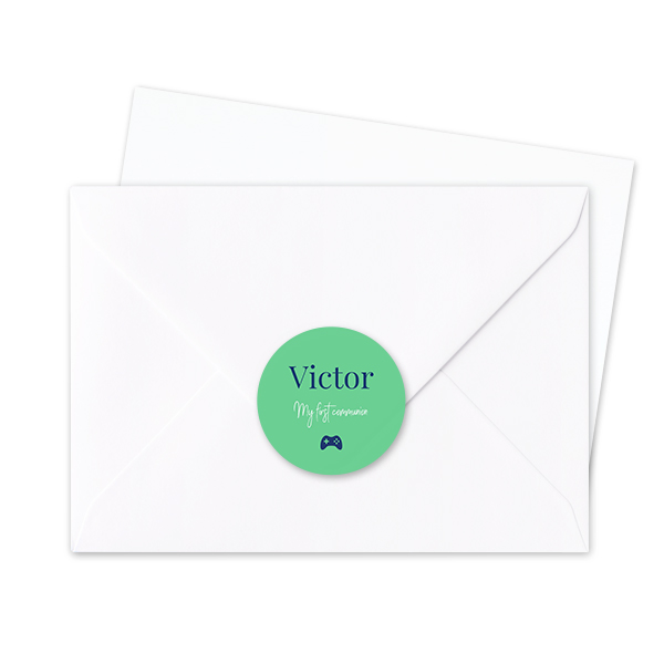 Autocollants pour enveloppes Rondes (lot de 24) Autocollants pour enveloppes Rondes (lot de 24)