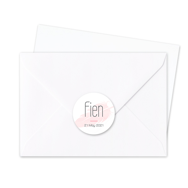 Envelop stickers Rond - Set van 24 Envelop stickers Rond - Set van 24