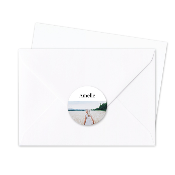 Envelop stickers Rond - Set van 24 Envelop stickers Rond - Set van 24