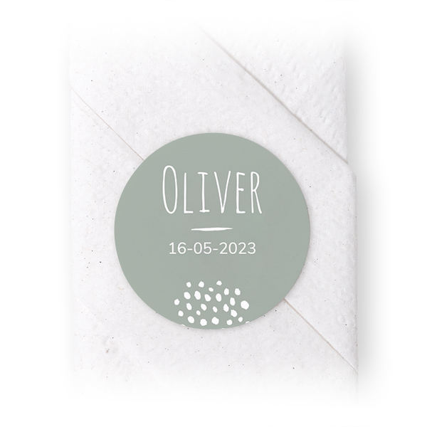 Servietten-Sticker Kreis - 24 Stk.