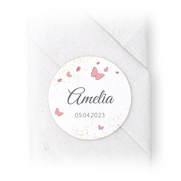 Napkin Stickers Circle - set of 24