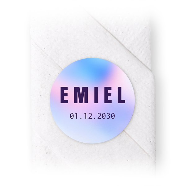 Servietten-Sticker Kreis - 24 Stk.