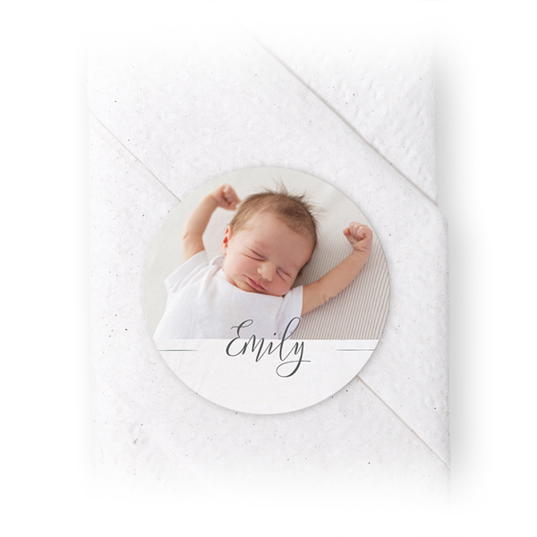 Napkin Stickers Circle - set of 24