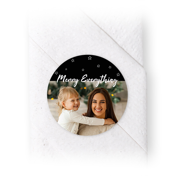 Napkin Stickers Circle - set of 24