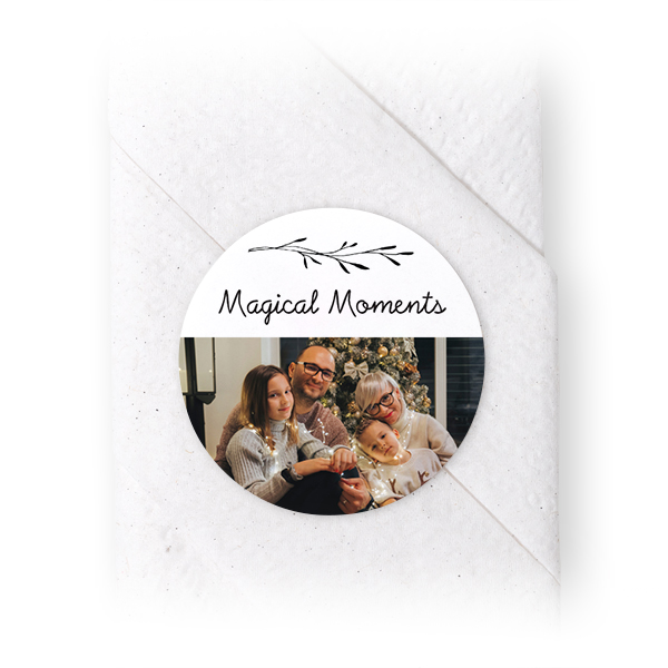 Napkin Stickers Circle - set of 24