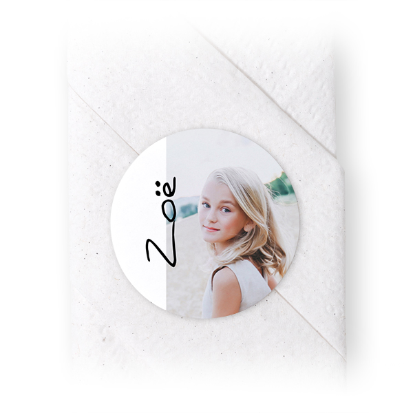 Napkin Stickers Circle - set of 24