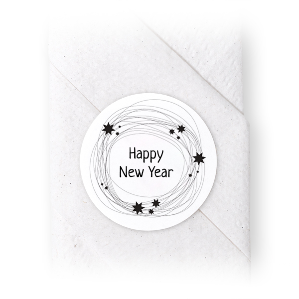 Napkin Stickers Circle - set of 24