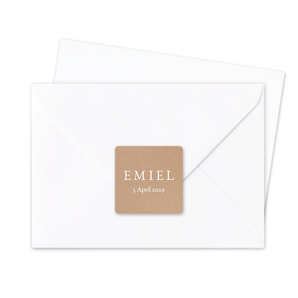 Seal Sticker Square - set of 24 Seal Sticker Square - set of 24