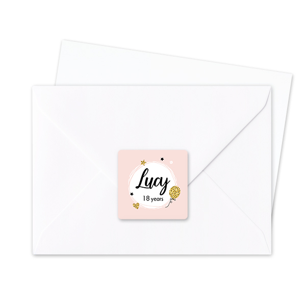 Seal Sticker Square - set of 24 Seal Sticker Square - set of 24
