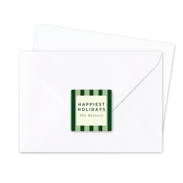 Seal Sticker Square - set of 24