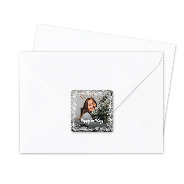 Seal Sticker Square - set of 24