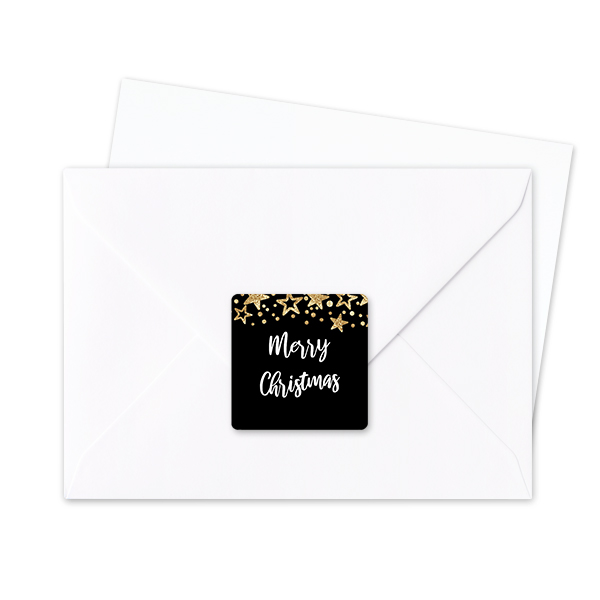 Seal Sticker Square - set of 24