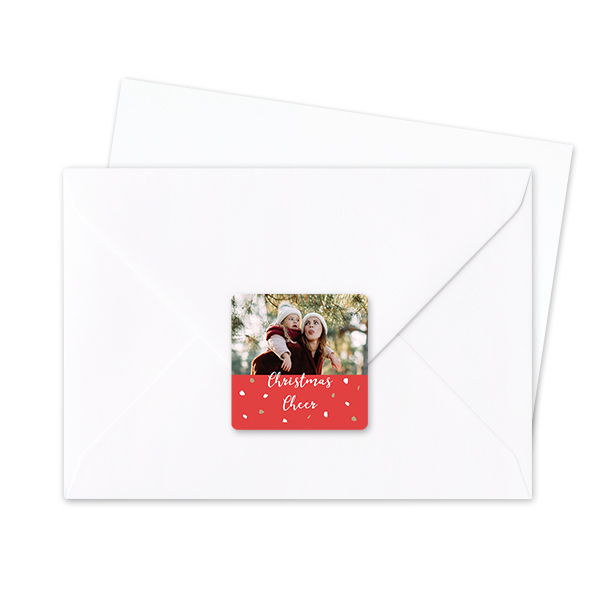 Seal Sticker Square - set of 24