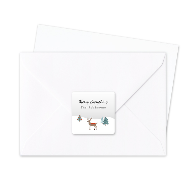 Seal Sticker Square - set of 24