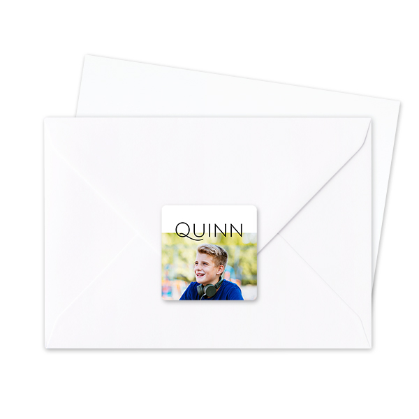 Seal Sticker Square - set of 24