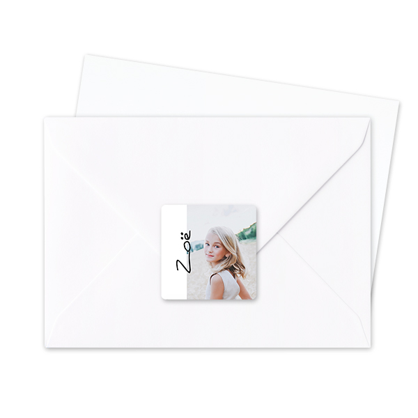 Seal Sticker Square - set of 24