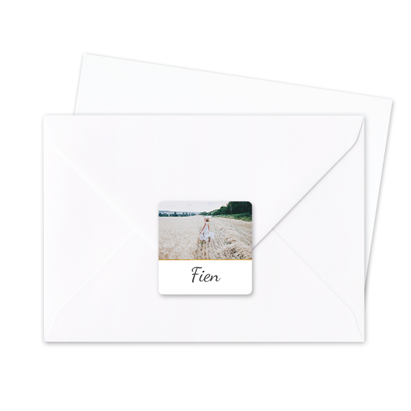 Seal Sticker Square - set of 24