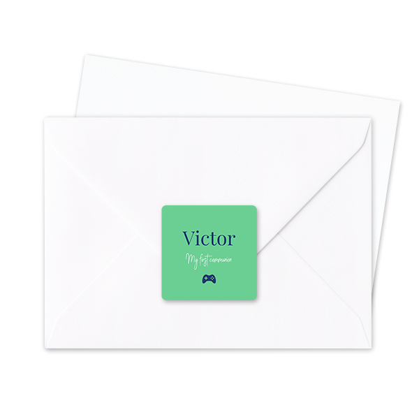 Autocollants pour enveloppes Carrée (lot de 24) Autocollants pour enveloppes Carrée (lot de 24)
