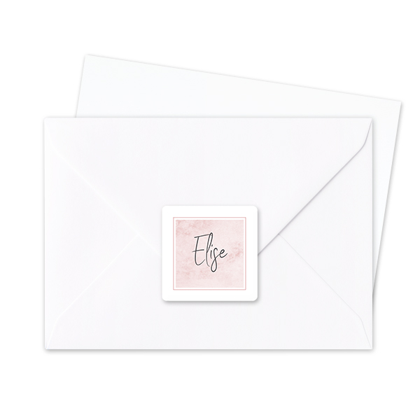 Autocollants pour enveloppes Carrée (lot de 24) Autocollants pour enveloppes Carrée (lot de 24)