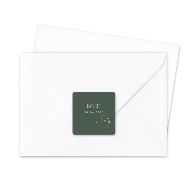 Seal Sticker Square - set of 24 Seal Sticker Square - set of 24