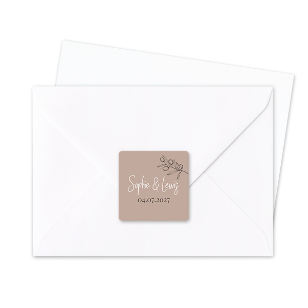 Seal Sticker Square - set of 24 Seal Sticker Square - set of 24