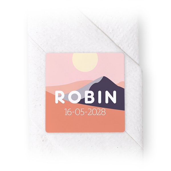 Servietten-Sticker Quadrat-Format - 24 Stk.