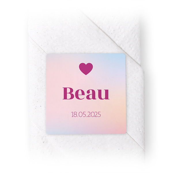 Servietten-Sticker Quadrat-Format - 24 Stk.