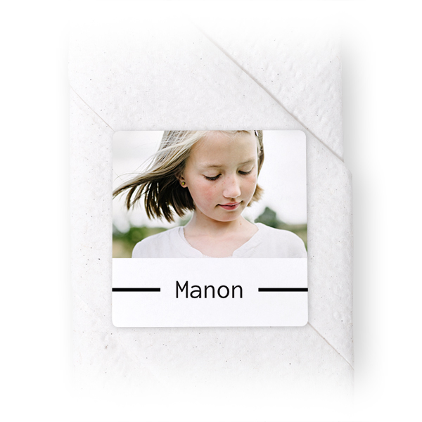 Napkin Stickers Square - set of 24