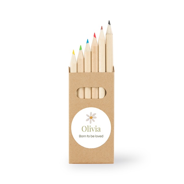 Doosjes met kleurpotloden - Set van 24
