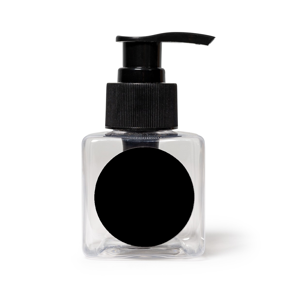 Mini Soap Dispenser Black Round (Set of 12)