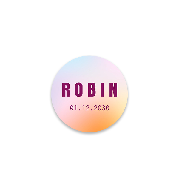 Foto Sticker Rund (12er Set)