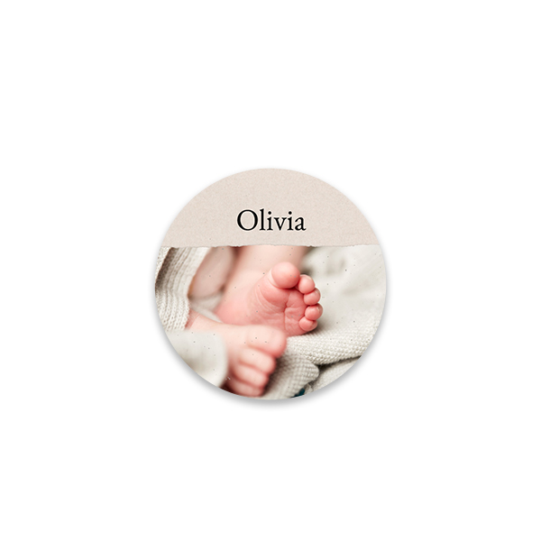Foto Sticker Rund (12er Set)