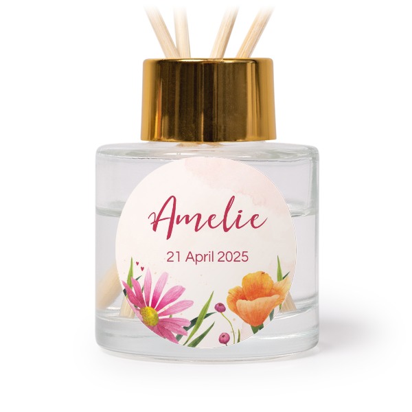 House Perfume Diffuser Gold Round - set of 12 House Perfume Diffuser Gold Round - set of 12