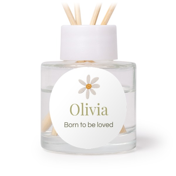House Perfume Diffuser White Round (set of 12)