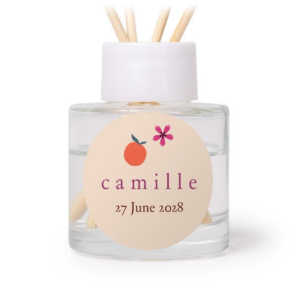 House Perfume Diffuser White Round (set of 12)