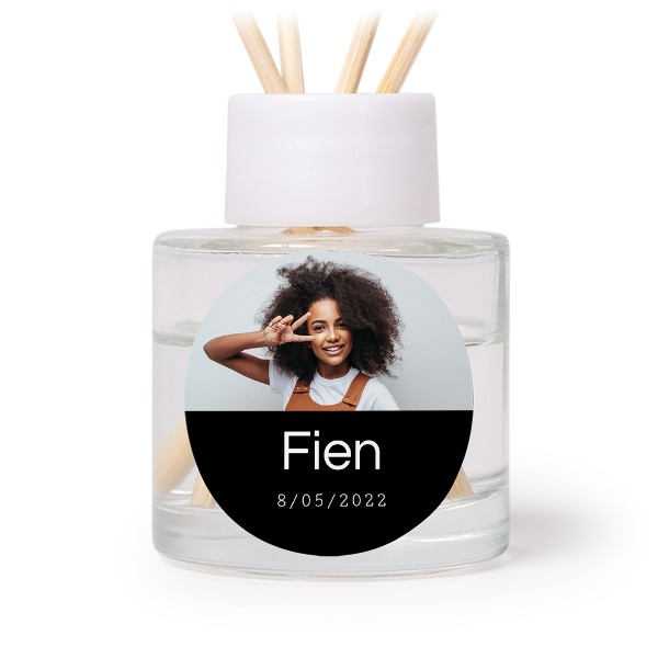 Diffuser med duftpinde Hvid Rund (sæt med 12)