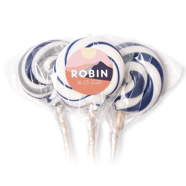 Lollipops Blue - set of 12 Lollipops Blue - set of 12
