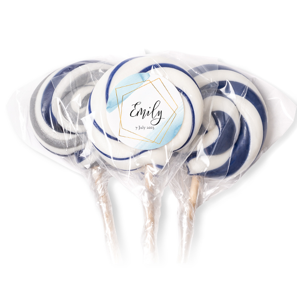 Lollipops Blue - set of 12 Lollipops Blue - set of 12