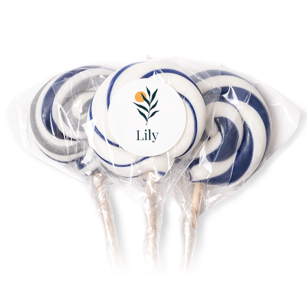 Lolly's blauw (set van 12)