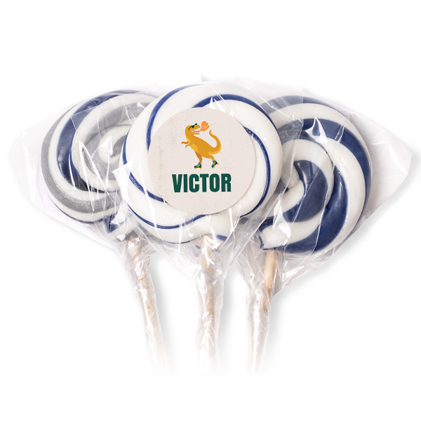 Lollipops Blue - set of 12