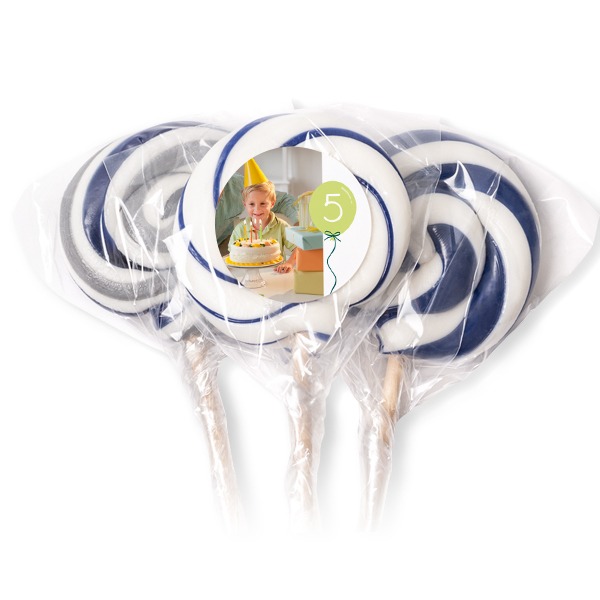 Sucettes bleues (lot de 12) Sucettes bleues (lot de 12)
