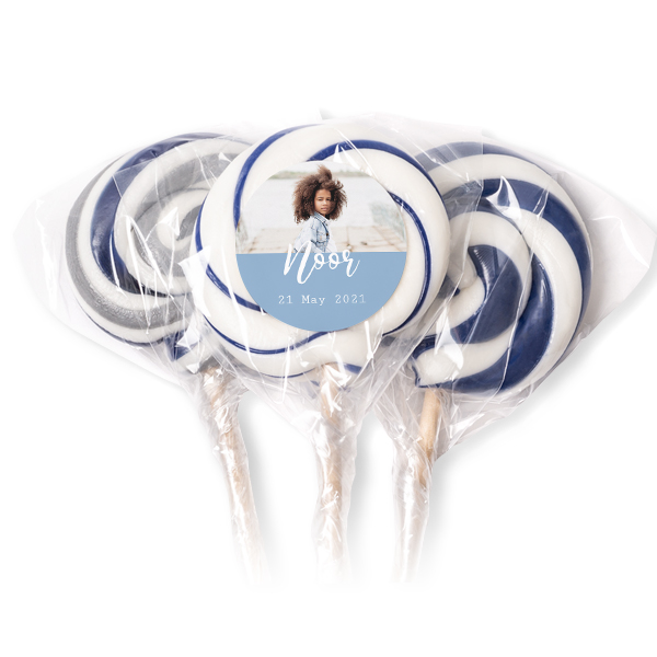 Lollipops Blue - set of 12