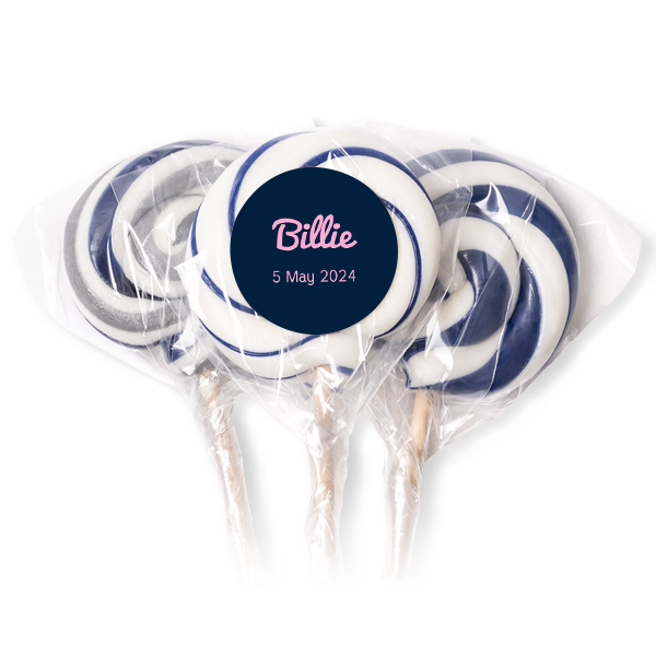 Lollipops Blue - set of 12 Lollipops Blue - set of 12