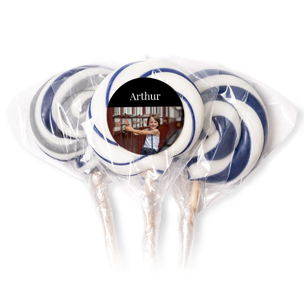 Lollipops Blue - set of 12